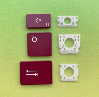 Taste Key Microsoft Surface Pro  Type Cover Tastatur Alcantara Bordeaux Rot 1725 - Bild 1 von 4