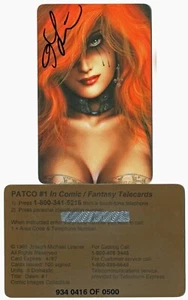 Dawn - Phone card #1 - signed by Joseph Linsner [numbered to 500] - Picture 1 of 1