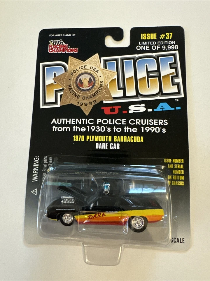 Racing Champions Police USA 1956 Ford Victoria Alaska State Die Cast 1 60