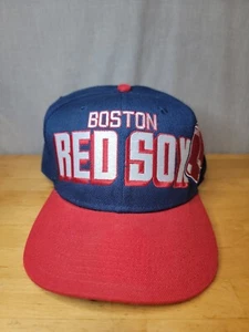 Cappello da baseball vintage Boston Red Sox 47Marca blu blu snapback regolabile MLB - Foto 1 di 12