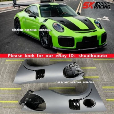 Upgrades Gt2RS Style Side Fender Exterior Body Kits For Porsche 911 991 Carrera - Image 1 of 4