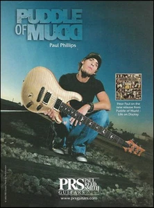Paul Phillips (Puddle of Mudd) 2002 PRS guitar advertisement 8 x 11 ad print - Picture 1 of 3
