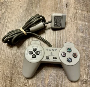 Sony PlayStation PS1 Official OEM Gray Controller SCPH-1080 Untested - Picture 1 of 3