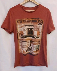 VW Campervan T Shirt Owners Manual Size M Good Condition - Picture 1 of 5