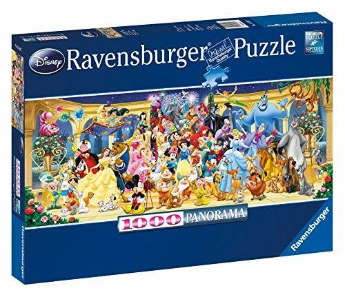 Disney Panorama Jigsaw Puzzle Group Photo (1000 Pieces) Ravensburger Puzzles