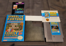 Wheel of Fortune Family Edition for NES Nintendo Complete In Box CIB Great Shape
