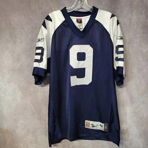 Vintage Reebok NFL Dallas Cowboys Tony Romo 9 Throwback Jersey Mens 48 XL Sewn - Picture 1 of 10