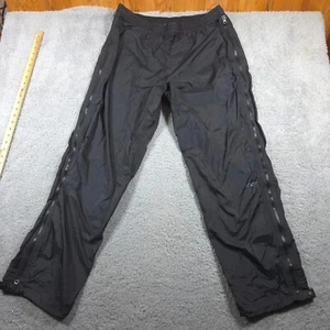 Marmot Wind Pants Full Zip Lightweight Packable Black Nylon Mens Size Large - Picture 1 of 6