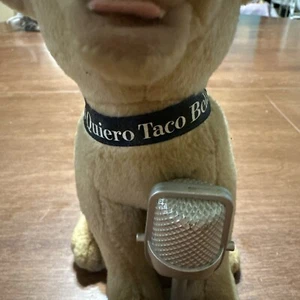 Yo Quiero TACO BELL Plush Singing Chances Are CHIHUAHUA Dog w/ Microphone - Picture 1 of 4
