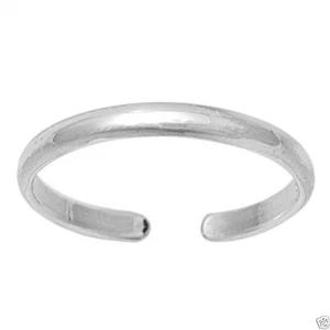 USA Seller Toe Ring Adjustable Sterling Silver 925 Fashion Beach Jewelry Gift - Picture 1 of 3