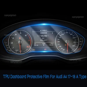 TPU Dashboard Protect Film For Audi A4 2017-2018 A Navigation Display Sticker - Foto 1 di 10