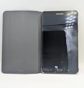 Samsung Galaxy Tab A 6 Tablett 2016 SM-T280 8GB schwarz mit Klapphülle - Bild 1 von 5