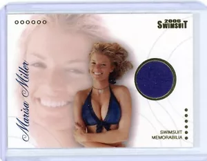 TRAJE DE BAÑO MARISA MILLER 2006 SPORTS ILLUSTRATED SI #MM/M BIKINI RELIQUIA TARJETA - Imagen 1 de 2