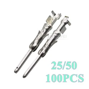 TE AMP Electrical Wiring Crimp Male Plug Pin Terminals Contact 66602-1,18-14 AWG - Picture 1 of 3