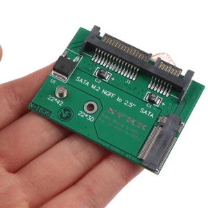 M.2 NGFF ssd solid state hard disk to half high 2.5 inch sata3 adapter ca GF - Afbeelding 1 van 8
