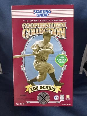 Starting Lineup 1996 Lou Gehrig  Cooperstown Collection 12" Fully Posable Figure - Image 1 of 4
