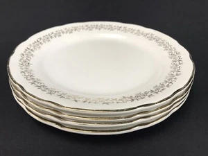 RICHARD GINORI Dinner Plates Floral Gilded (x4 pcs) ANTIQUE - Picture 1 of 8