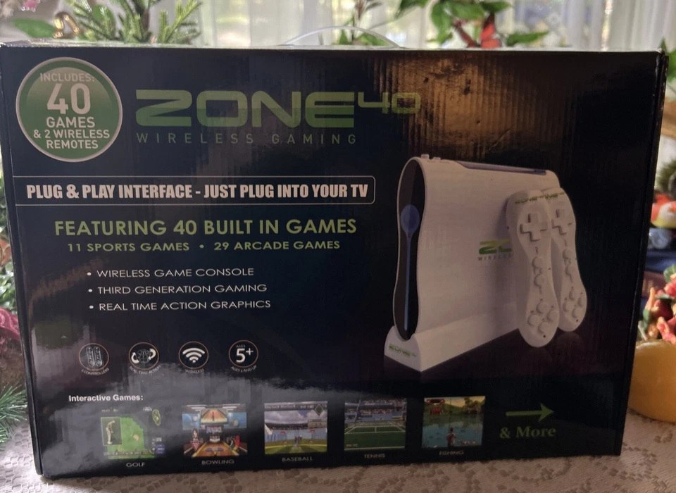 Consola JONE 40 WIRELESS GAMING con 2 mandos inalámbricos 40 juegos más Foto 1 de 4