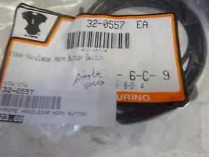 De colección Harley BT's Pan Shovel XL Rpl OEM INTERRUPTOR DE BOTÓN CROMADO DE CABLE ÚNICO - Imagen 1 de 5