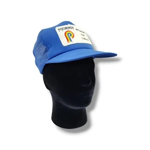 Vintage Pitsburgh Paints Huge Patch Snapback Hat Trucker Cap - Picture 1 of 13