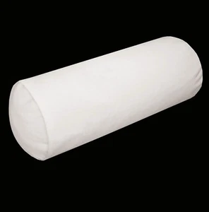 Mf01g Cream White Soft Smooth Microfiber Velvet Bolster Case Neck Roll Cover Siz - Picture 1 of 6