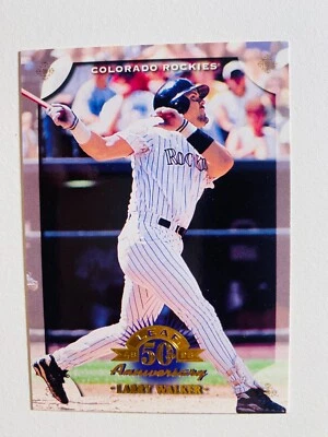 1998 LEAF 50TH ANNI #114 LARRY WALKER NM-MT MLB BASEBALL CARD - Image 1 of 2