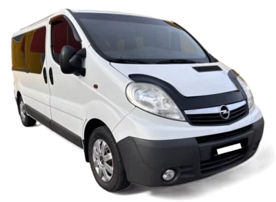 NEWLOOK GLOSS BLACK BONNET WIND STONE PROTECTOR Vauxhall Vivaro/Renault Trafic 2001-2013
