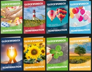 ab 24 Ct.  Konfirmationskarten, Glückwunschkarten,Klappkarten - Bild 1 von 24