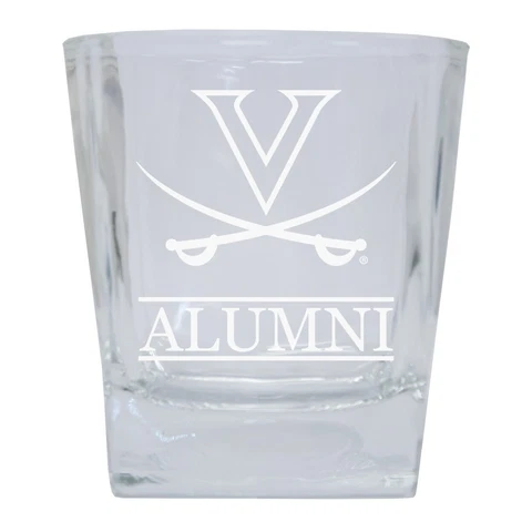 Virginia Cavaliers Etched Alumni 10Oz Glass Tumbler Cover