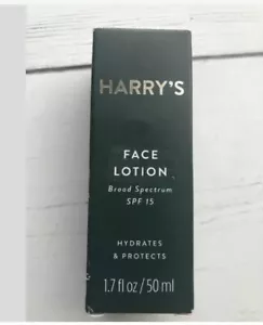 Harry’s Face Lotion Broad-Spectrum Spf 15 1.7 fl oz. Hydrates And Protects - Picture 1 of 3