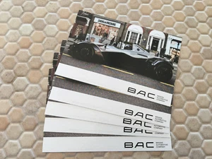 BAC MONO SPORTS CAR SALES PROMOTIONAL POST CARD SET OF 5 IDENTICAL CARDS - Picture 1 of 4