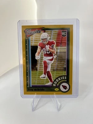 2022 Panini Classics - Rookies Trey McBride #183 Timeless Tributes Gold /99 (RC) - Image 1 of 2
