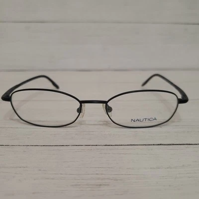 New Nautica Eyeglasses N 7092 062 Black Yellow Stripe 51-17-130 NWOT Performance - Image 1 of 4