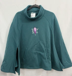 Poncho Pullover Capa Loot Crate The Dark Crystal Teal Juegos con disfraces Adulto Talla M - Imagen 1 de 7