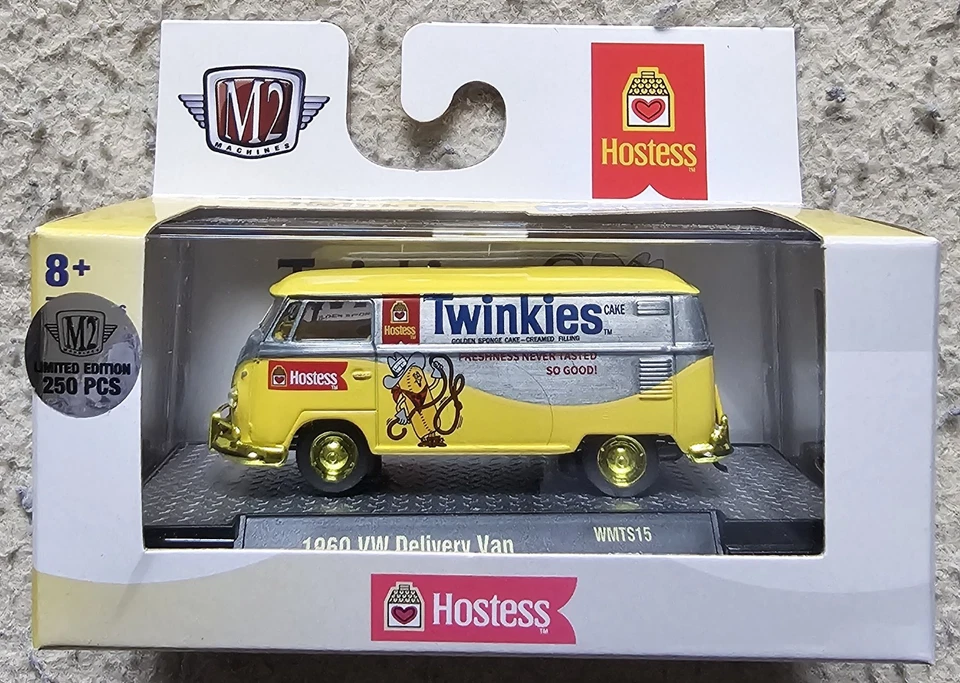 M2 TWINKIES 1960 VW DELIVERY VAN Raw Chase WMTS15 Limited Edition 250 Pieces  - Image 1 of 1