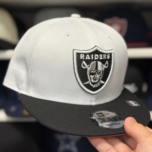 Snapback New Era Las Vegas Raiders blanco/negro 9FIFTY - Imagen 1 de 4