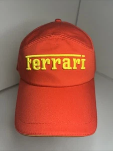 Vintage Ferrari Hat RED Adjustable RARE RARE Official - Picture 1 of 10