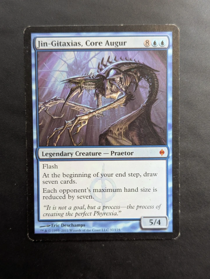 Jin-Gitaxias, Core Augur - Light Play MTG New Phyrexia - Image 1 of 2