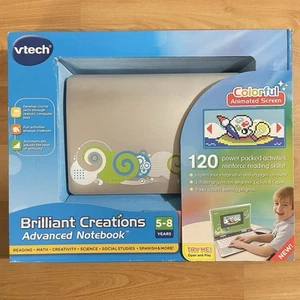Notebook avanzato Vtech Brilliant Creations laptop per principianti età 5-8 nuovo sigillato - Foto 1 di 12