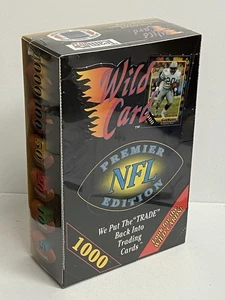 1991 Wild Card Premier NFL Football Wax Box - 36 Packs Direct From Sealed Case - Picture 1 of 2