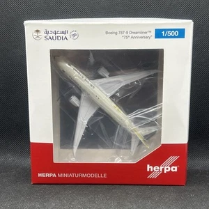 Herpa Wings SAUDIA - SAUDI ARABIAN AIRLINES BOEING 787-9 DREAMLINER 536486 - Foto 1 di 4