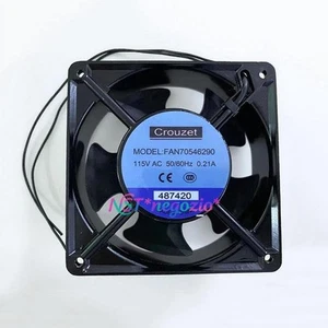 1 pc. Nuevo ventilador de refrigeración Crouzet FAN70546290 12038 115VAC 0,21A 12 CM 2 pines - Imagen 1 de 1