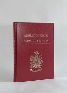 Michael Zinman / American Bibles in the Collection of Jonathan Byrd 1st ed 1995 - Picture 1 of 4