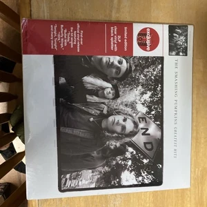 2LP The Smashing Pumpkins Greatest Hits Clear Vinyl With Black Splatter - Picture 1 of 2