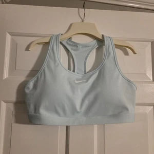 Nike Swoosh Dri-Fit Sport BH Training Damen XL hellblau Racerback  - Bild 1 von 8