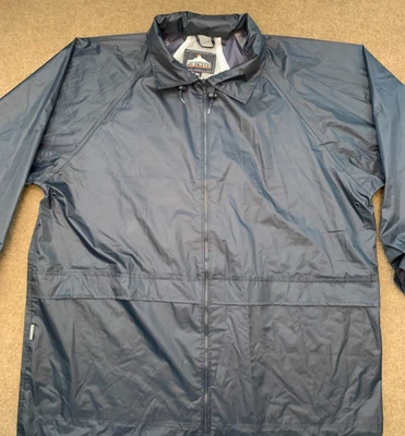 Portwest Rain Coat Mens 3XL Hooded Full Zip Pockets Waterproof Sealed Seams S438 - Image 1 of 4