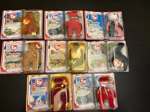 TY Beanie Babies 1999 McDonald's International Bears II Lot Of 8 New Sealed - Picture 1 of 9