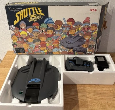 PC-Engine SHUTTLE PI-TG2 Console System NEC Boxed Tested Japan Good Condition - Image 1 of 4