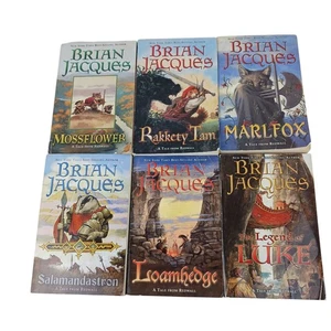 Redwall Series Books by Brian Jacques Large Paperback YA Lot Of 6 - Picture 1 of 8