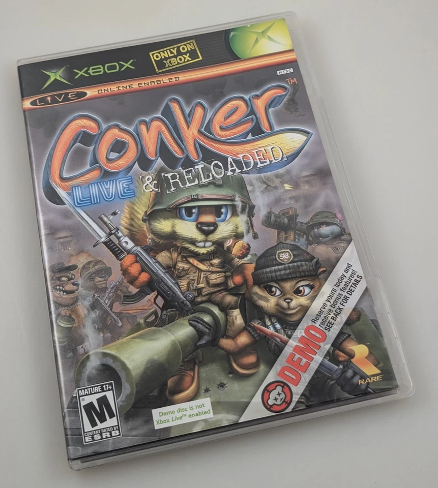 Microsoft Xbox - Conker Live & Reloaded - DEMO DISC New Unused - Image 1 of 2